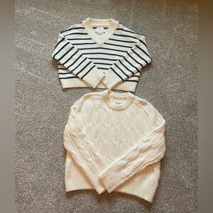 Abercrombie & Fitch Set of Madeline Crew Sweaters